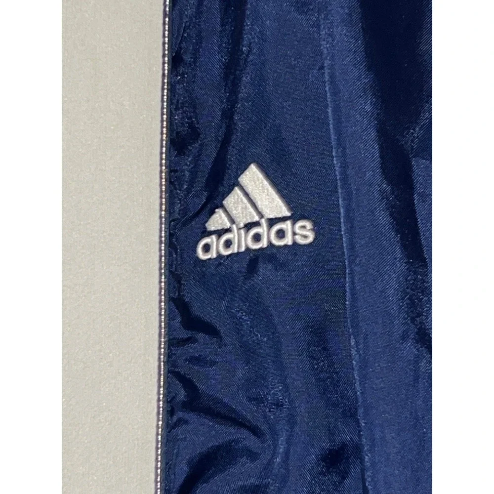 Vintage Adidas Mens‎ Track Pants Team Blue & White Striped Size L